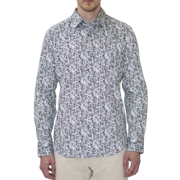 ROBERT GRAHAM Shirt Whitlock Flip Cuff Button Up - Picture 3 of 15